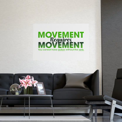 Poster - My MOVEMENT, Encouraging Daily Reminder