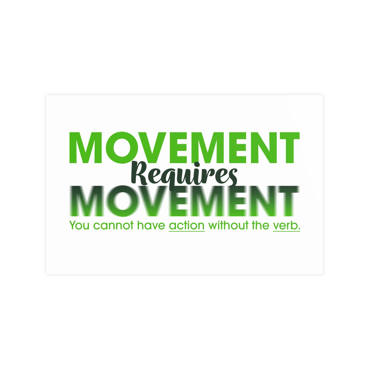 Poster - My MOVEMENT, Encouraging Daily Reminder