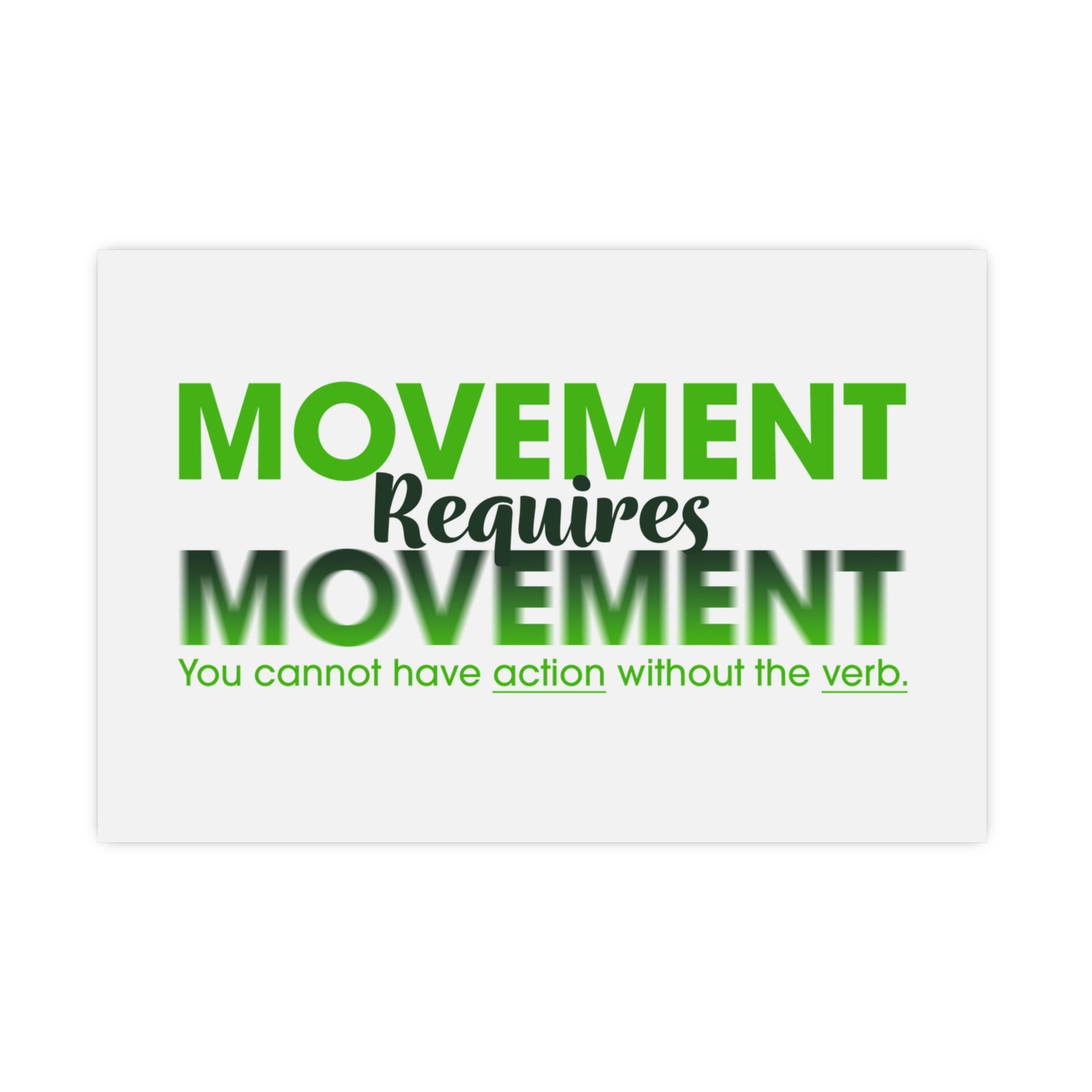 Poster - My MOVEMENT, Encouraging Daily Reminder